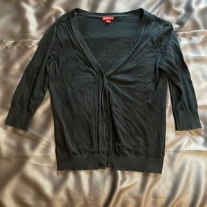 Button up, cotton sweater